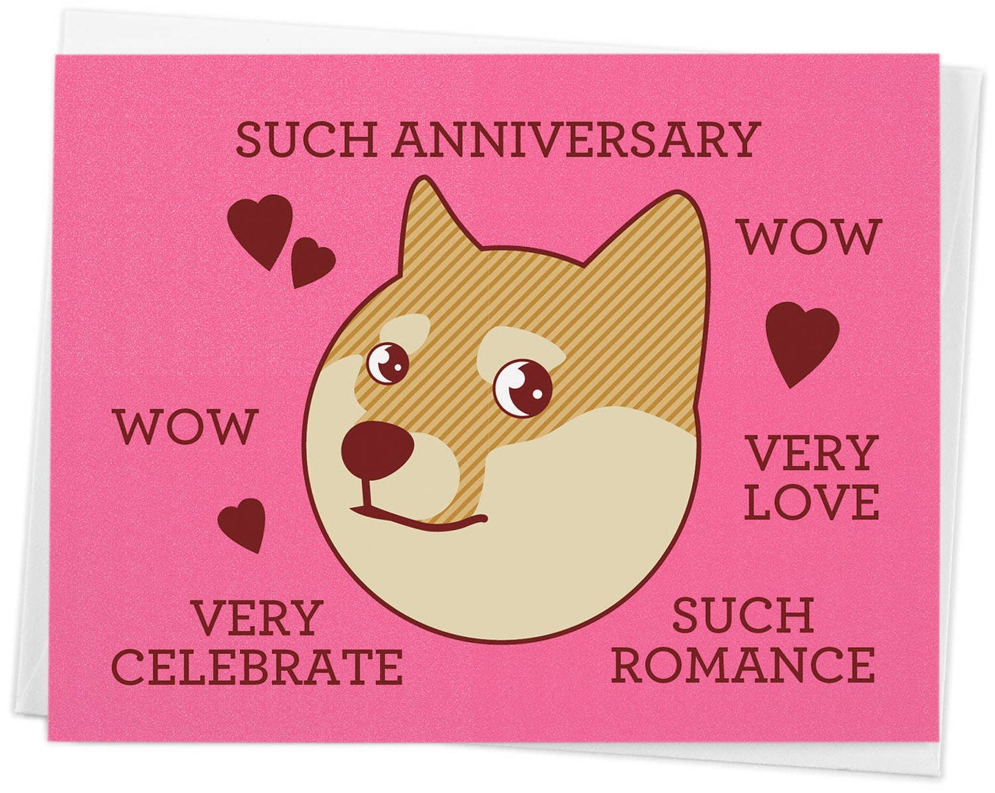 Such Anniversary Doge Shiba Inu Card