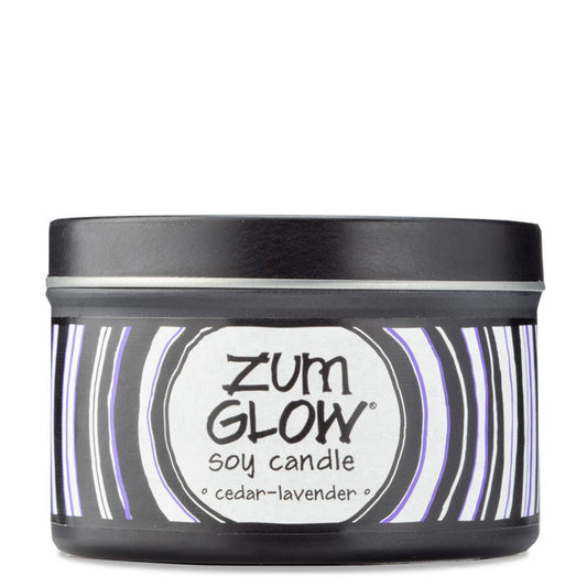 Lavender-Cedar Zum Glow Candle