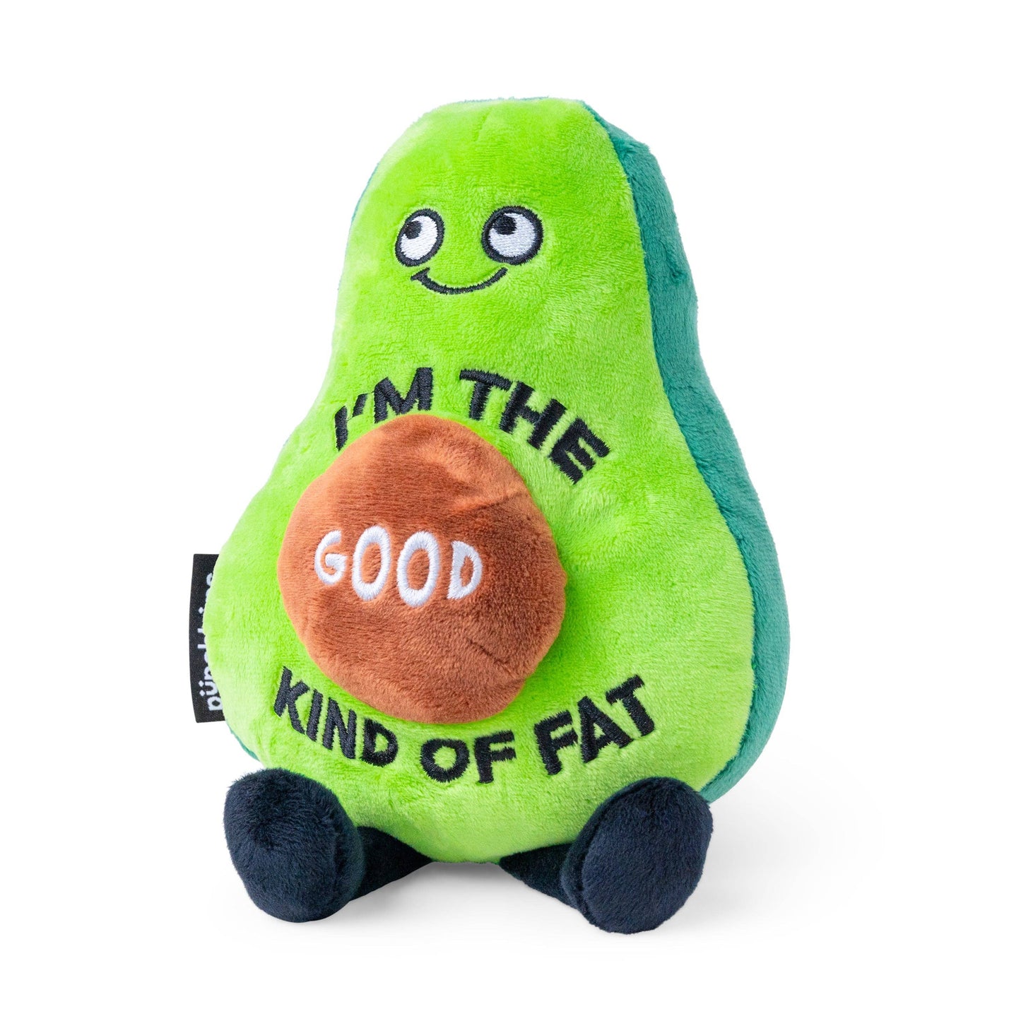 "I'm The Good Kind Of Fat" Novelty Plush Avocado Gift