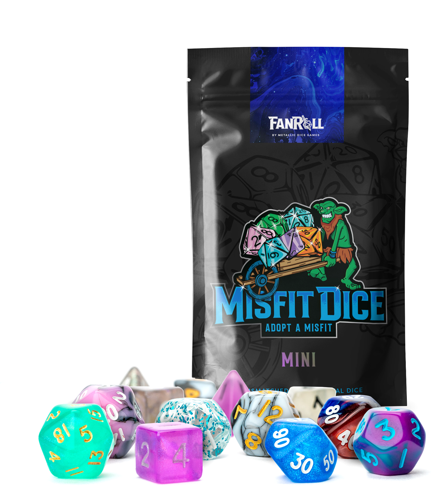 NEW: Misfit Mini Dice: Adopt A Misfit (Blind Pack/2 sets)