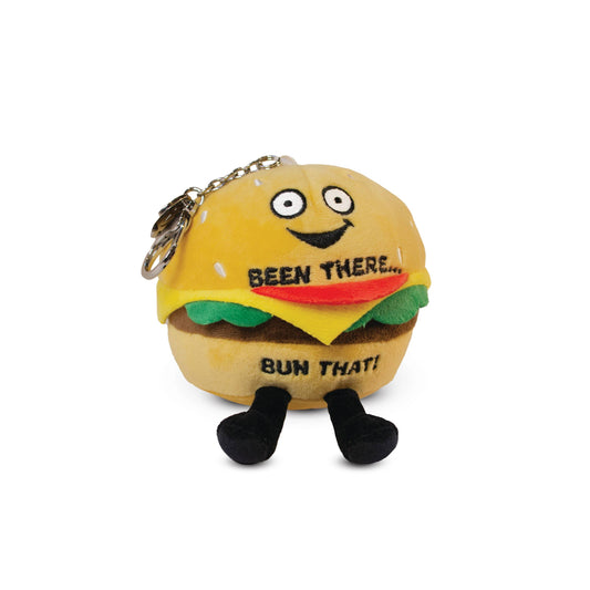 Punchkins Burger Funny Plush Keychain