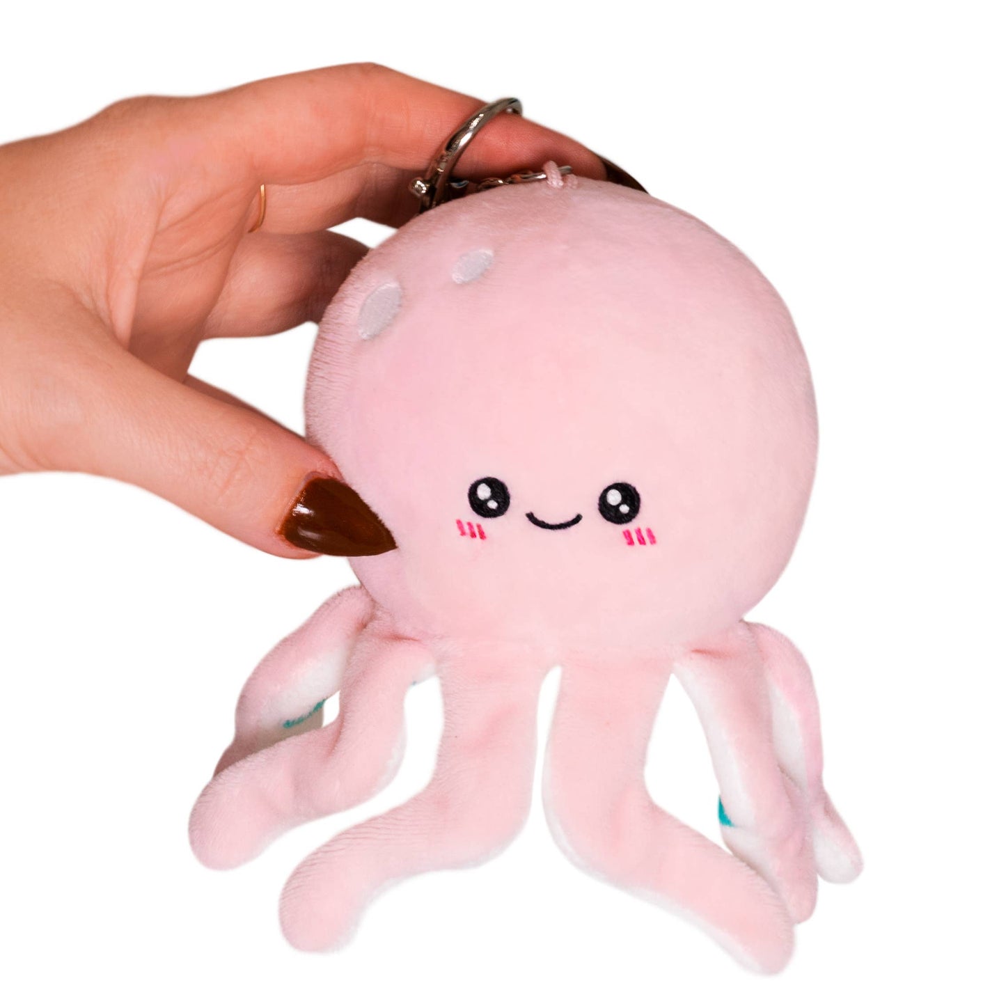 Micro Squishable Cute Octopus; backpack clip, keychain