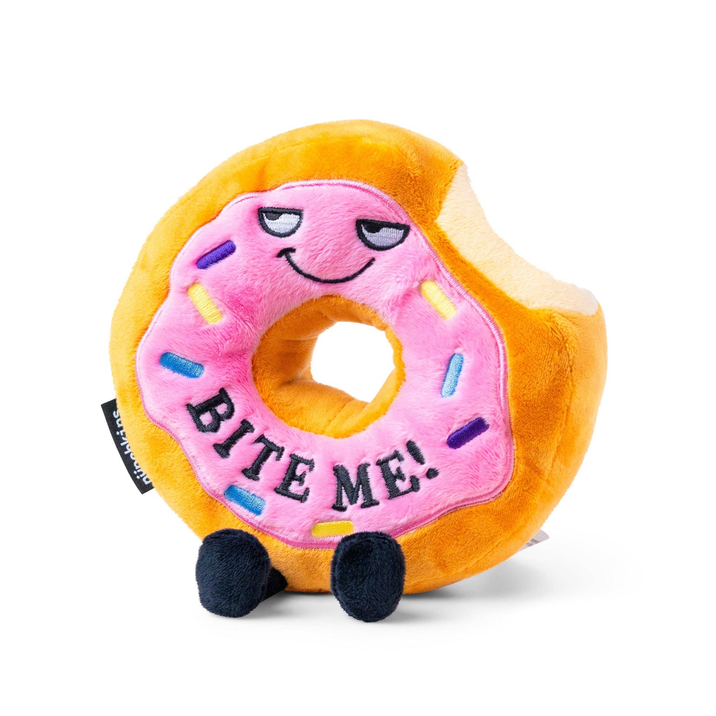 "Bite Me" Novelty Plush Donut Gift