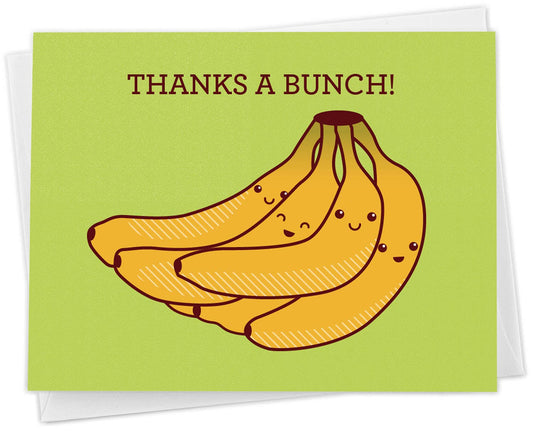 Thanks a Bunch Bananas Card