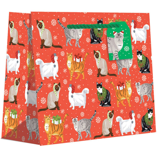 Christmas Cats Tote - Large